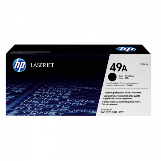 HP Toner Q5949A 49A 2.500Seiten schwarz, - HPAQ5949A