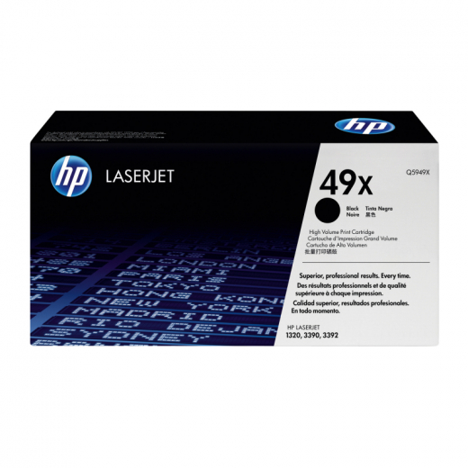 HP Toner Q5949X 49X 6.000Seiten schwarz, - HPAQ5949X