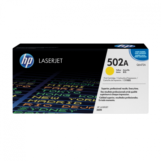 HP Toner Q6472A 502A 4.000Seiten gelb, - HPAQ6472A