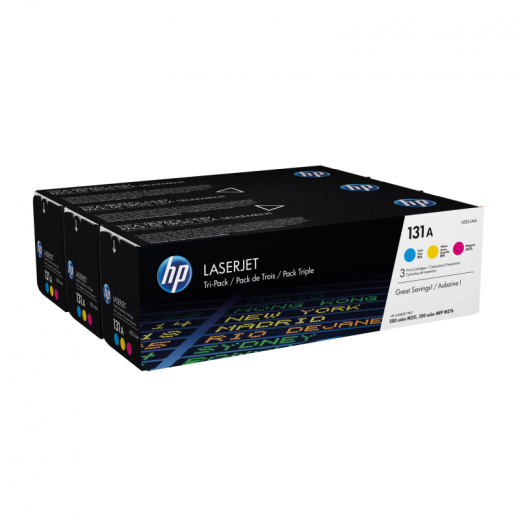 HP Toner U0SL1AM 131A 1.800Seiten c/m/y 3 St./Pack., - HPAU0SL1AM