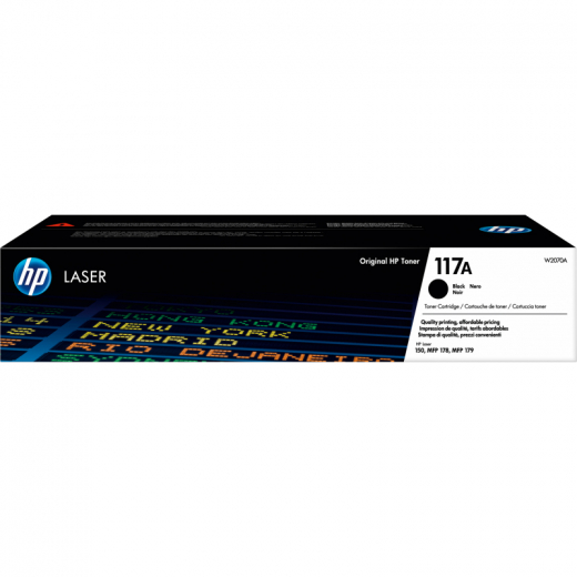 HP Toner W2070A Nr.117A 700Seiten schwarz, - HPAW2070A