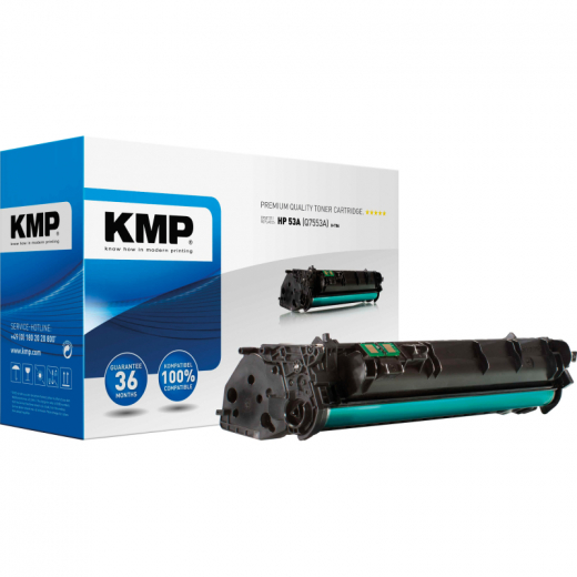 KMP Toner 1207,0000 H-T86 wie HP Q7553A 3.000Seiten schwarz, - 102324790