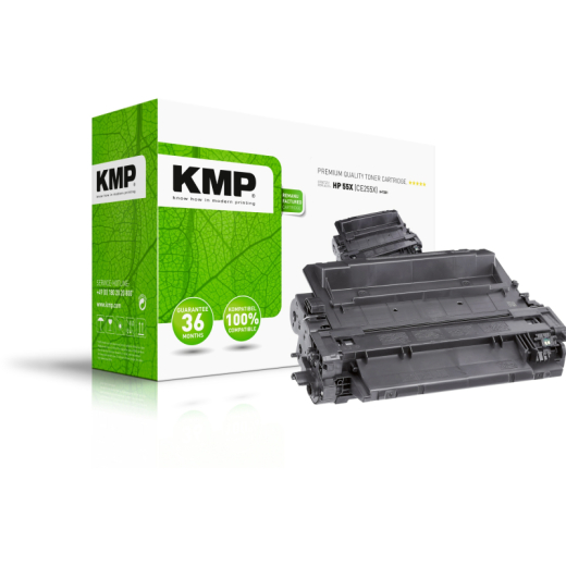 KMP Toner 1222,8300 H-T231 wie HP CE255X 12.500Seiten schwarz,