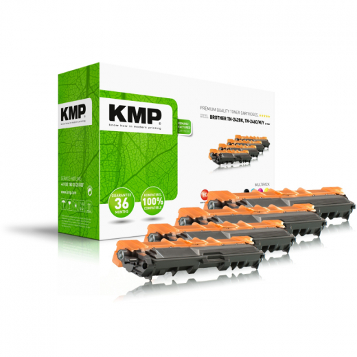 KMP Toner 1248,3005 B-T58V wie Brother TN242 sw/c/m/y, - 102353399