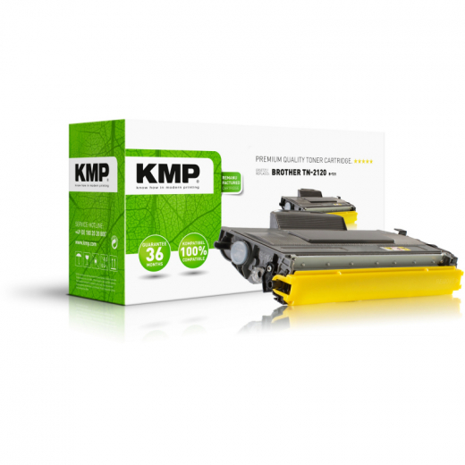 KMP Toner 1253,0000 B-T21 wie Brother TN2120 2.600Seiten schwarz, - 102138290