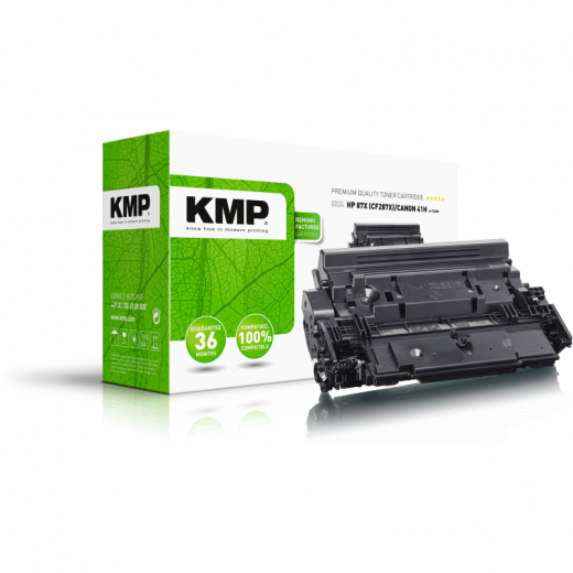 KMP Toner 2540,3000 H-T238X wie HP 87X CF287X sw, - 102353490