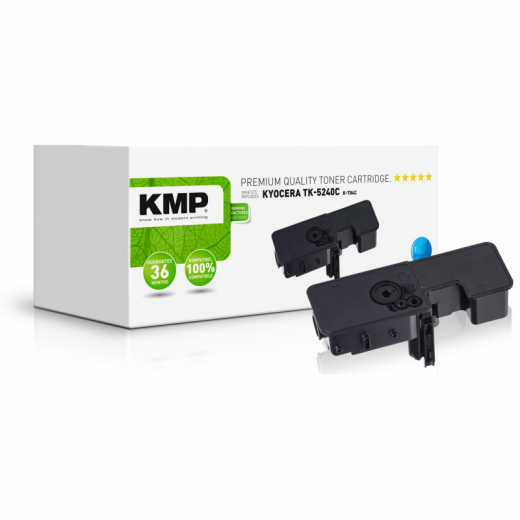 KMP Toner 2912,0003 K-T84C wie Kyocera TK5240C cyan, - 102367250