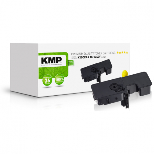 KMP Toner 2912,0009 K-T84Y wie Kyocera TK5240Y gelb, - 102367210