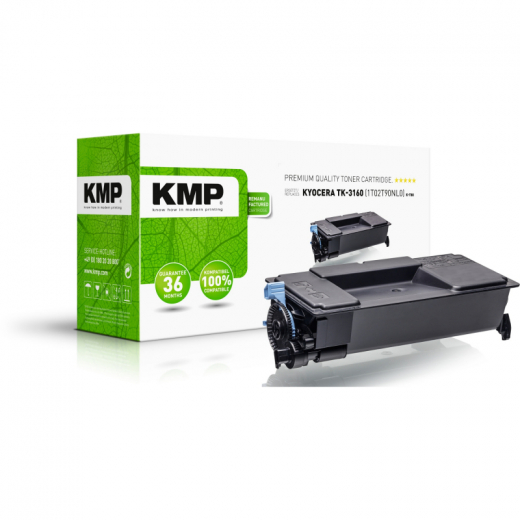 KMP Toner 2917,0000 K-T80 wie Kyocera TK3160 sw, - 102354090