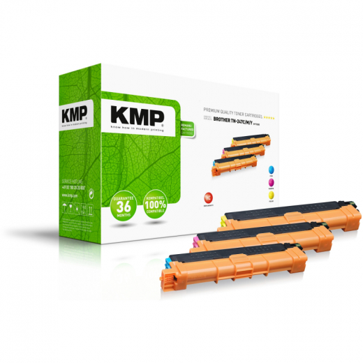 KMP Toner B-T125X 1268,3030 wie Brother TN-247 c/m/y 3St., - 102366999