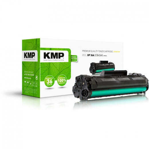 KMP Toner H-T112 1211,0000 wie HP CB436A Nr.36A 2.000S. schwarz, - 102176890