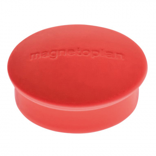 magnetoplan Magnet Discofix Mini 1664606 20mm rot 10 St./Pack., - 70000204