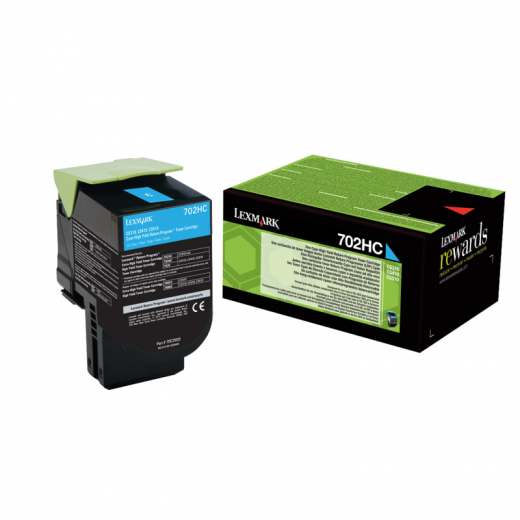 Lexmark Toner 70C2HC0 3.000Seiten cyan, - LEX70C2HC0