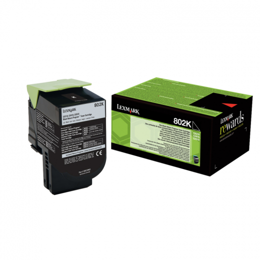 Lexmark Toner 80C20K0 1.000Seiten schwarz,