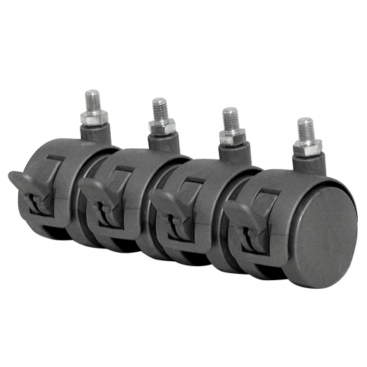 Kerkmann Rollensatz 45691514 für Stellwand Metropol 4 St./Pack., - 71400661