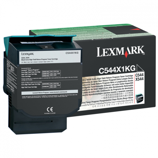 Lexmark Toner C544X1KG 6.000Seiten schwarz, - LEXC544X1KG