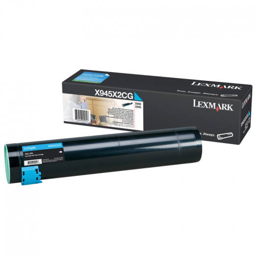 Lexmark Toner X945X2CG 22.000Seiten cyan, - LEXX945X2CG