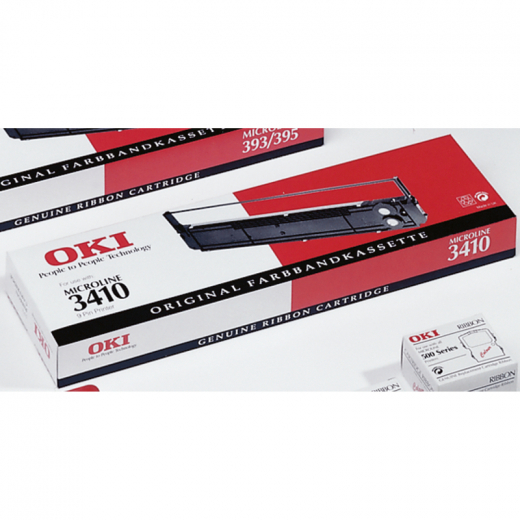 OKI Farbband 09002308 10Mio.Zeichen Nylon schwarz, - OKI09002308