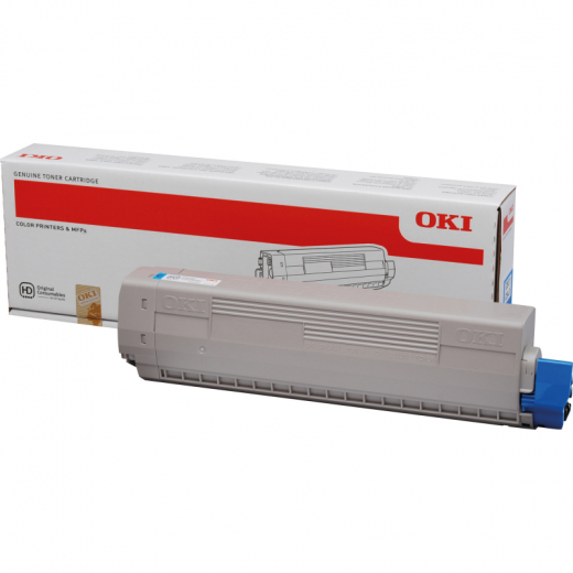 OKI Toner 44844507 10.000Seiten cyan, - OKI44844507