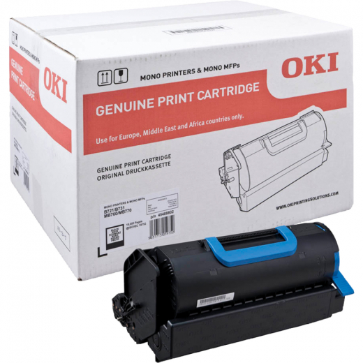 OKI Toner 45488802 18.000Seiten schwarz, - OKI45488802