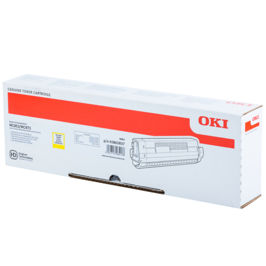 OKI Toner 45862837 7.300Seiten gelb,