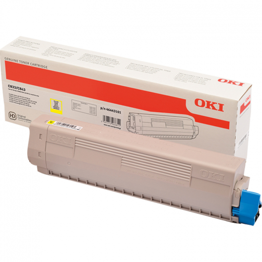 OKI Toner 46443101 10.000Seiten gelb, - 576923008