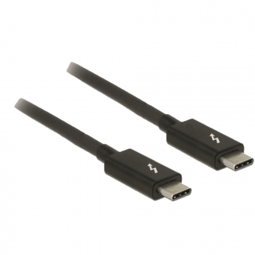 Delock USB-C Kabel Thunderbolt 1m 84845, - 728035700