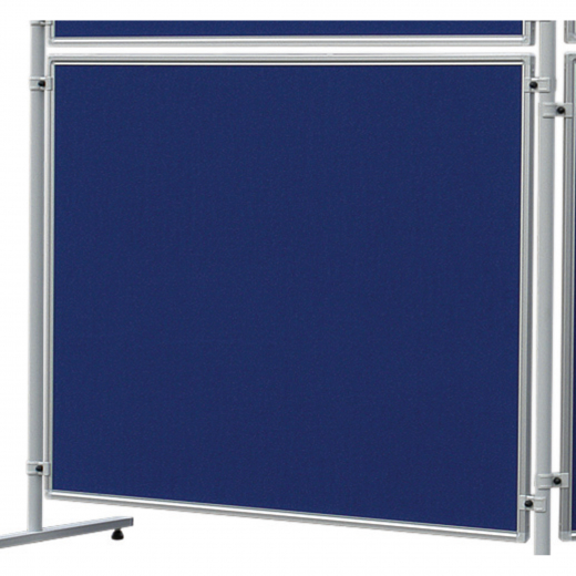 Franken Stellwand-Tafel EL-UTF12 03 120x120 cm (HxB) beids. Filz blau, - 750226001