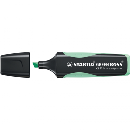 STABILO Textmarker GREEN BOSS 6070/116 2+5mm pastell minz, - 762143116