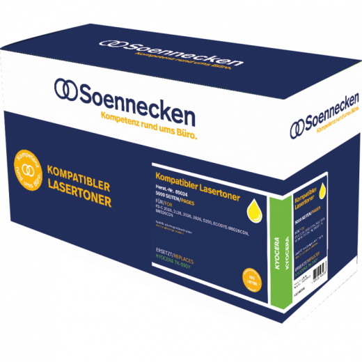 Soennecken Toner 85034 wie Kyocera TK-590Y gelb, - 102279810