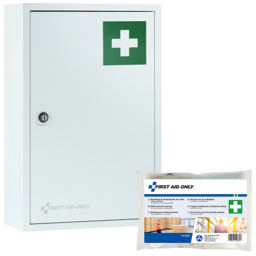 FIRST AID ONLY Erste Hilfe Schrank P-10201-13157 30x46x14cmDIN13157 ws,