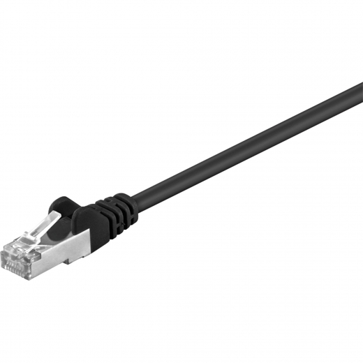 Goobay Netzwerkkabel 68667 CAT 5e 10m schwarz,