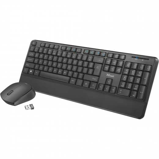 Trust Tastatur-Maus-Set Thoza 22623 Funk, - 785063700