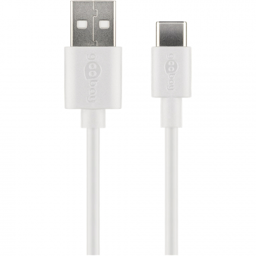 Goobay USB Kabel 45563 DAT USB-C/A 2.0 1m ws,