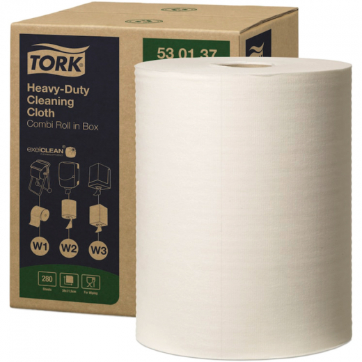 Tork Premium Reinigungstücher 530137 1-lagig 32x38cm weiß, - 446012701