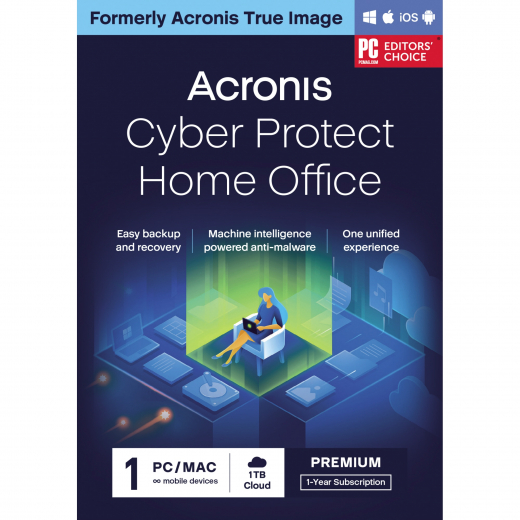 Acronis Cyber Protect Home Office HOPASHLOS Premium 1 Jahr 1Comp, - 796002400