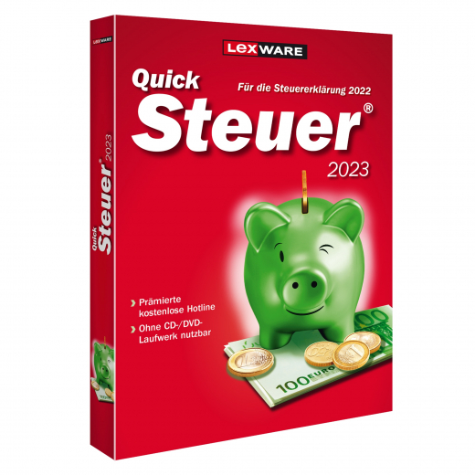 Lexware QuickSteuer 2023 06810-2014 Software Lizenz, - 796004700