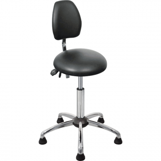 Meychair Hocker 09130 A1R-MED-TG-KL Gleiter Rücken sw, - 800028190