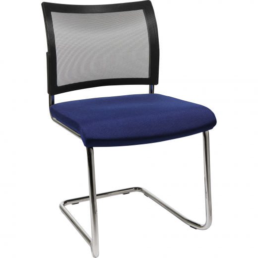 TOPSTAR Besucherstuhl Visit NV490G260 20 Freischwinger blau, - 800233950