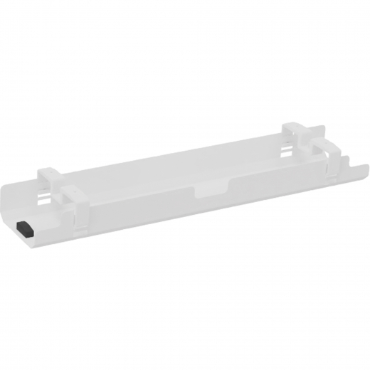 Kabelkanal horizontal beidseitig abklappbar für Tische B1200mm ws, - 810016501