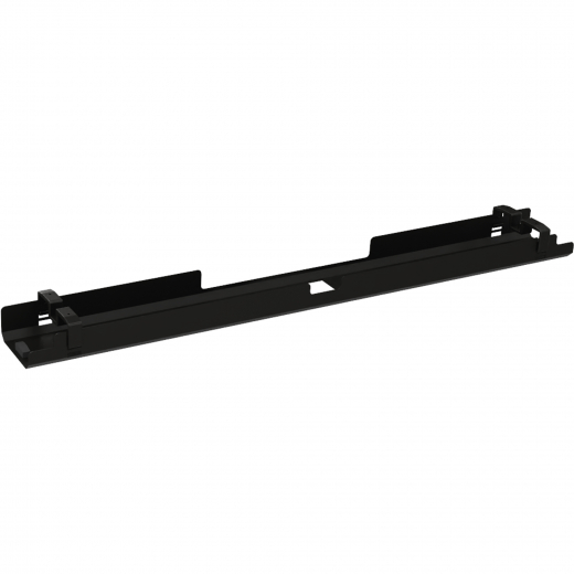 Kabelkanal horizontal beidseitig abklappbar für Tische B1800mm sw, - 810016890