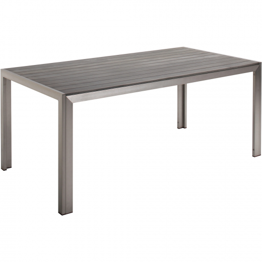 BEST Tisch Seattle 46851885 180x90x76cm silber/anthrazit, - 810056791