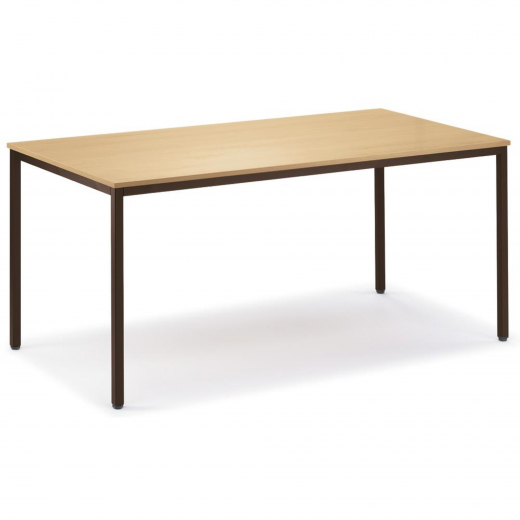 Konferenztisch 1200x720x800mm Platte Buche Gestell sepiabraun, - 810062472