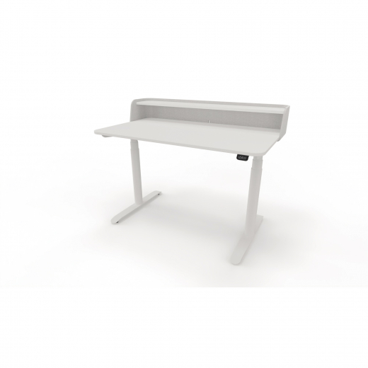 Schreibtisch Sedus se:desk home 120x65-128x70cm weiß/weiß, - 815024101