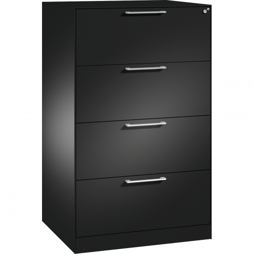 C+P Hängeregistraturschrank Asisto 146223412S10071 A4 2bahnig sgr/sgr, - 820013487