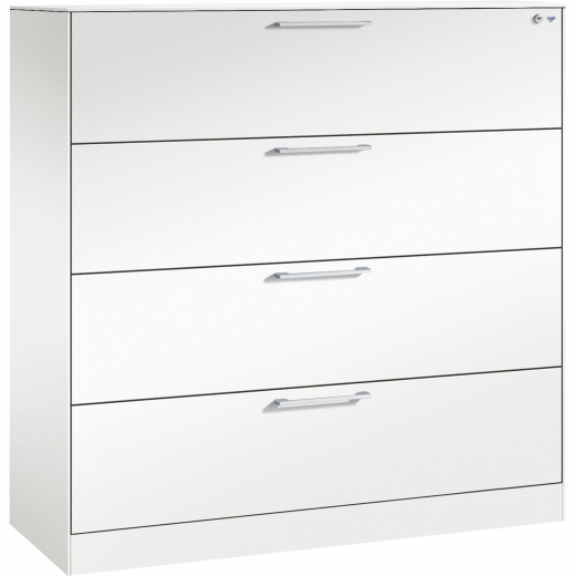 C+P Hängeregistraturschrank Asisto 146021413S10025 A4 3bahnig rws/rws, - 820028901