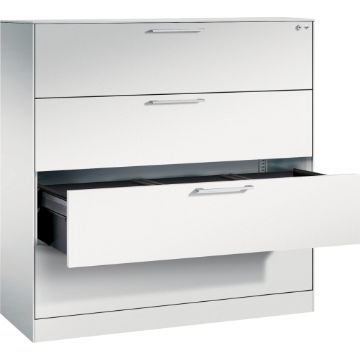 C+P Hängeregistraturschrank Asisto 146021413S10037 A4 3bahnig lgr/lgr, - 820028981