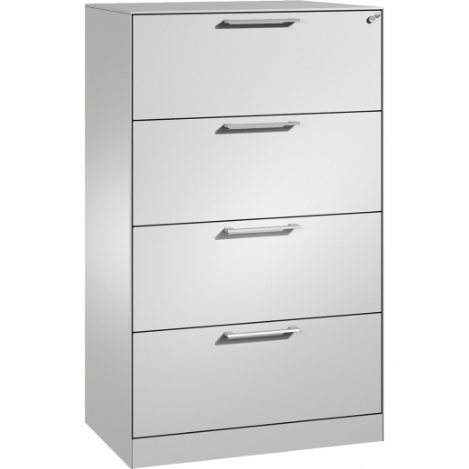 C+P Hängeregistraturschrank Asisto 146023412S10014 A4 2bahnig lgr/lgr, - 820029081