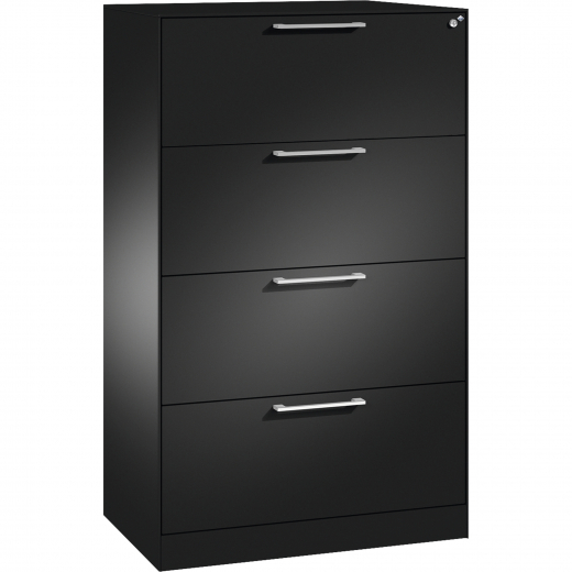 C+P Hängeregistraturschrank Asisto 146023412S10106 A4 2bahnig sgr/sgr, - 820029087