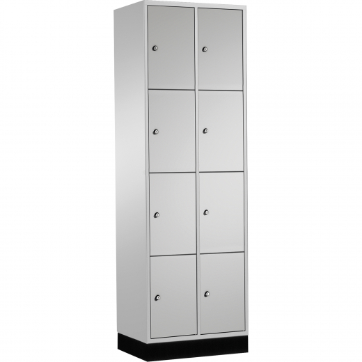 C+P Schließf.schrank 8470201S10010 8Fächer 1950x620x500mm lgr/lgr, - 820058381